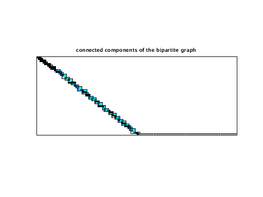 Connected Components of the Bipartite Graph of ANSYS/Delor338K