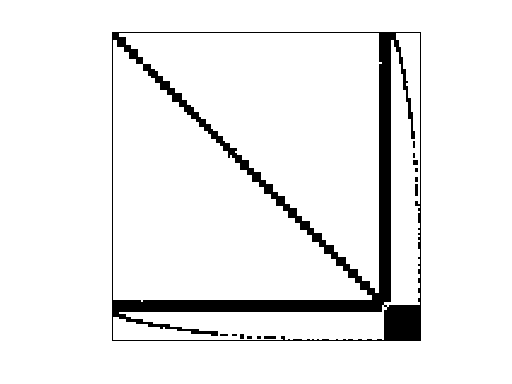Nonzero Pattern of Andrianov/lpl1