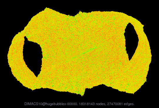 Force-Directed Graph Visualization of DIMACS10/hugebubbles-00000