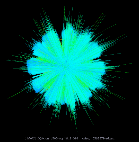Force-Directed Graph Visualization of DIMACS10/kron_g500-logn18