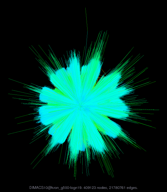 Force-Directed Graph Visualization of DIMACS10/kron_g500-logn19