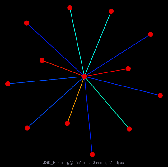 Force-Directed Graph Visualization of JGD_Homology/n4c5-b11