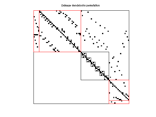 Dulmage-Mendelsohn Permutation of JGD_Margulies/wheel_6_1