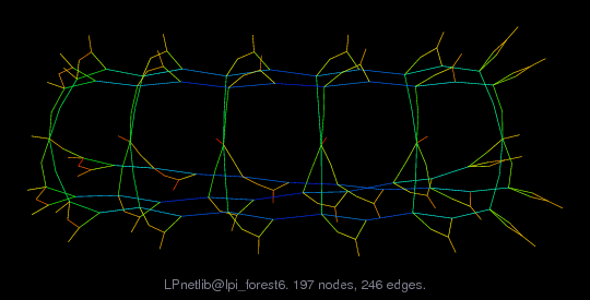 Force-Directed Graph Visualization of LPnetlib/lpi_forest6
