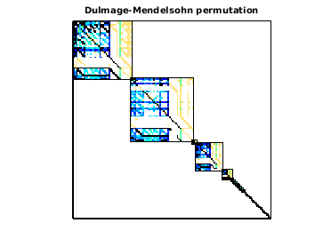 Dulmage-Mendelsohn Permutation of Precima/analytics
