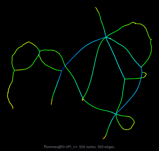 Force-Directed Graph Visualization of Rommes/S10PI_n1
